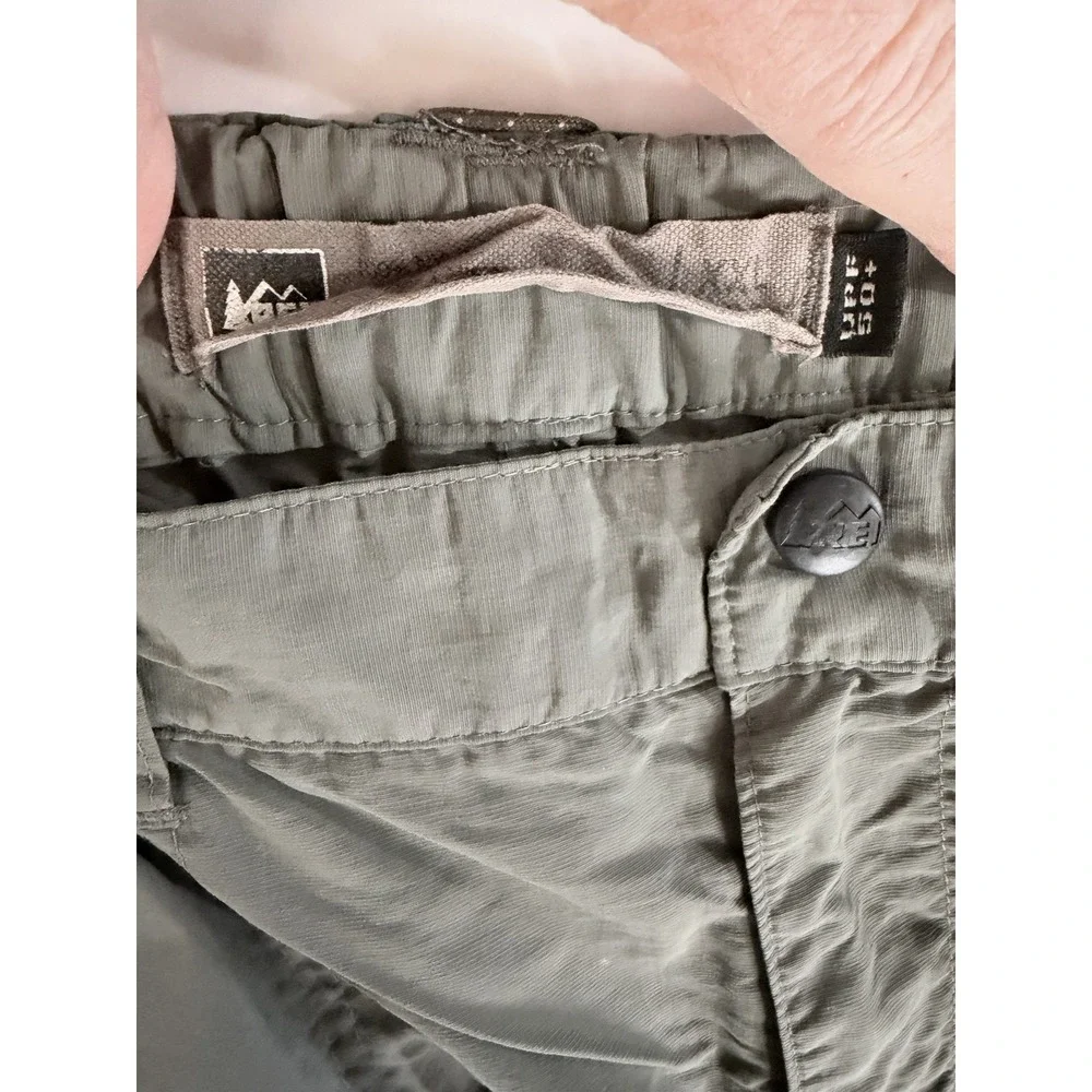 REI Men's Hiking Pants Size XXL Green Zip Off‎ Convertible Outdoor Gorpcore